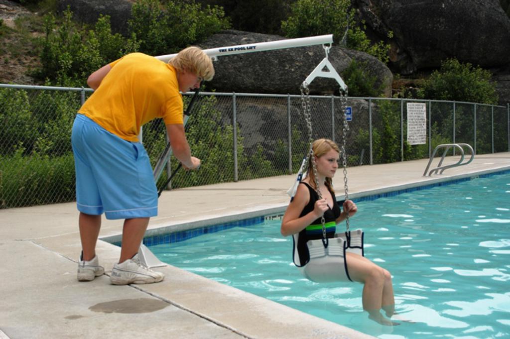 pool lifting out of ground